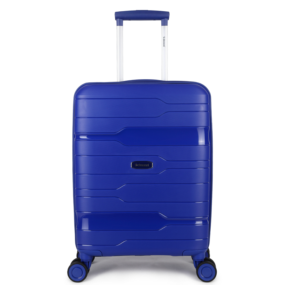 Decent One-City Handbagage Koffer 55 Dark Blue