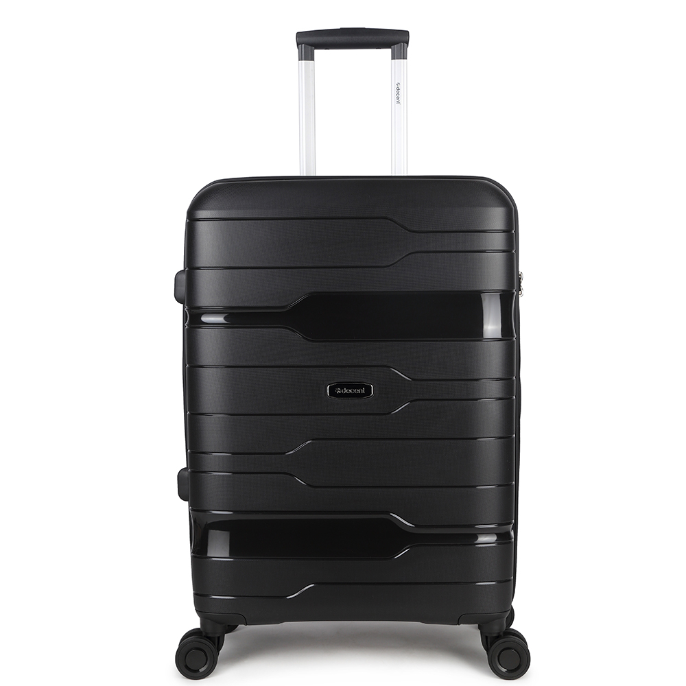 Decent One-City Medium Trolley 67 Black - Harde koffers