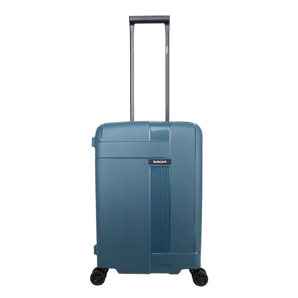 Decent Transit Handbagage Spinner 55 Green - Harde koffers