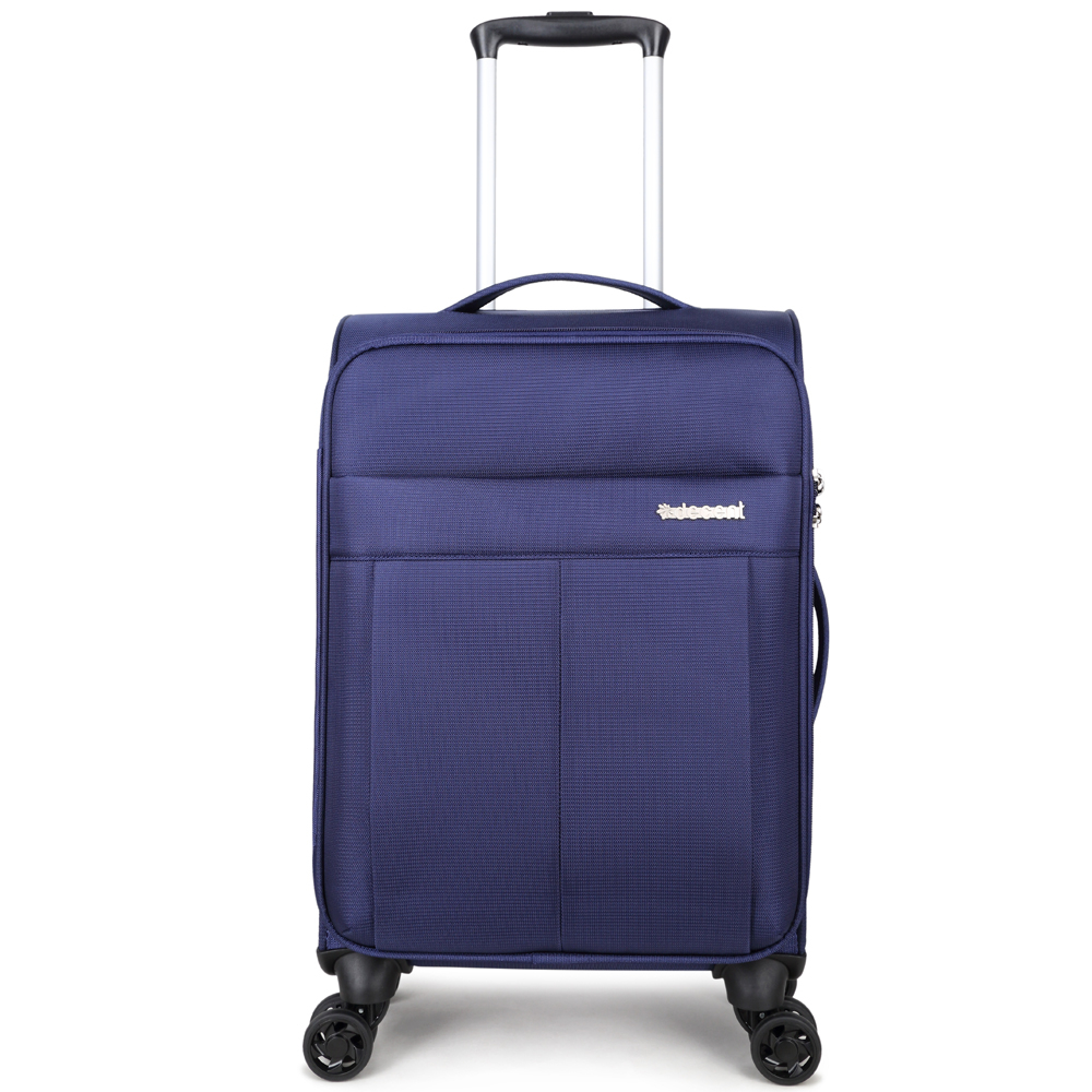 Decent D-Upright Handbagage Spinner 55 Dark Blue - Zachte koffers