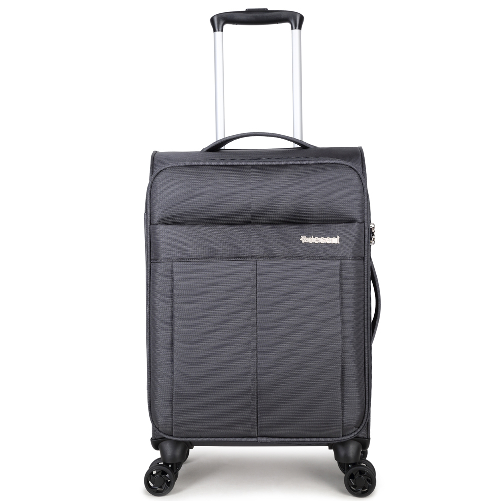 Decent D-Upright Handbagage Spinner 55 Grey - Zachte koffers