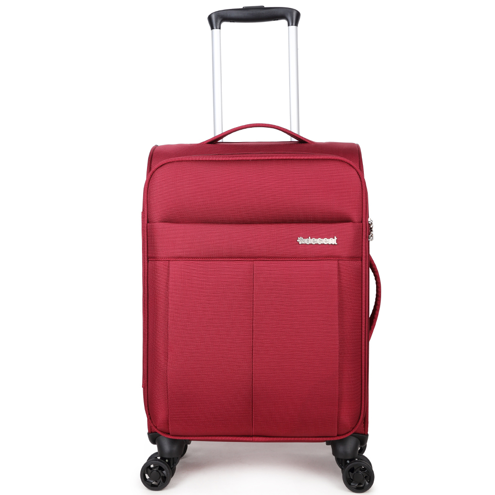 Decent D-Upright Handbagage Spinner 55 Red - Zachte koffers