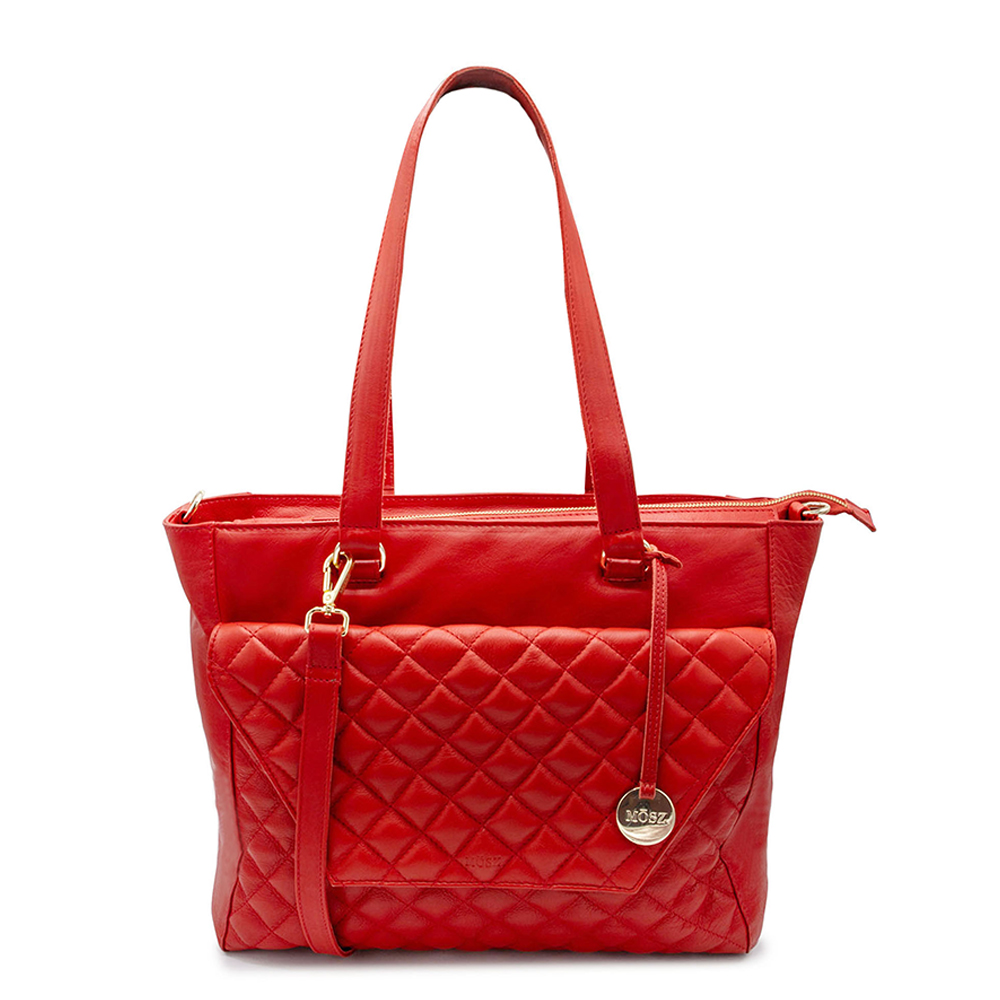 MOSZ Denise Workbag 15,6 Quilted Red