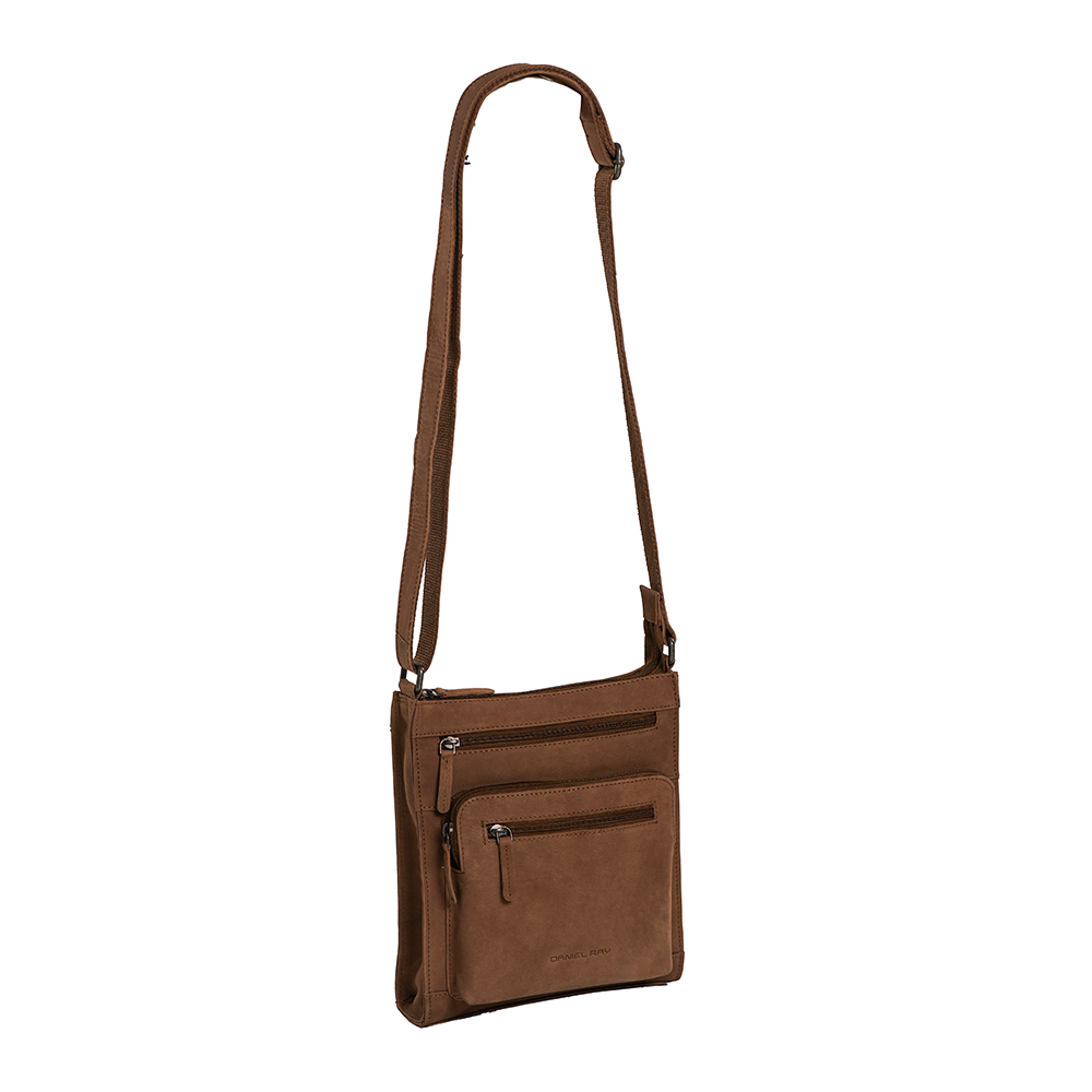 Daniel Ray Vista Crossbody Schoudertas Cognac
