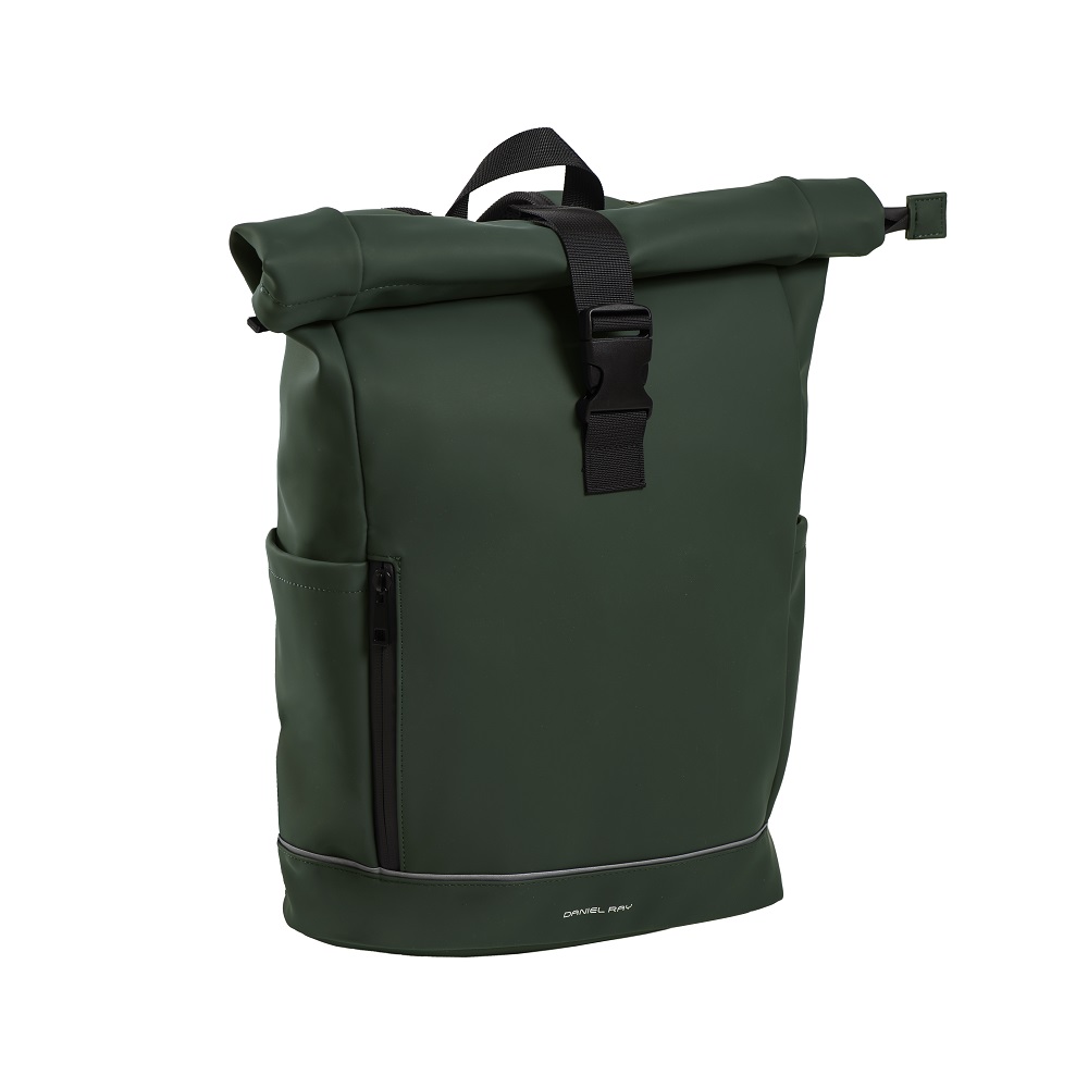 Daniel Ray Highlands Rolltop Laptop Rugzak Waterproof - 15,6 inch - Groen