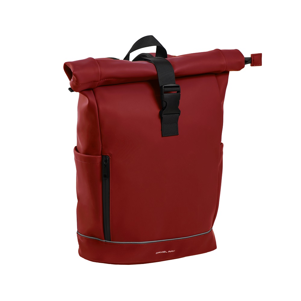 Daniel Ray Highlands Rolltop Laptop Rugzak Waterproof - 15,6 inch - Rood