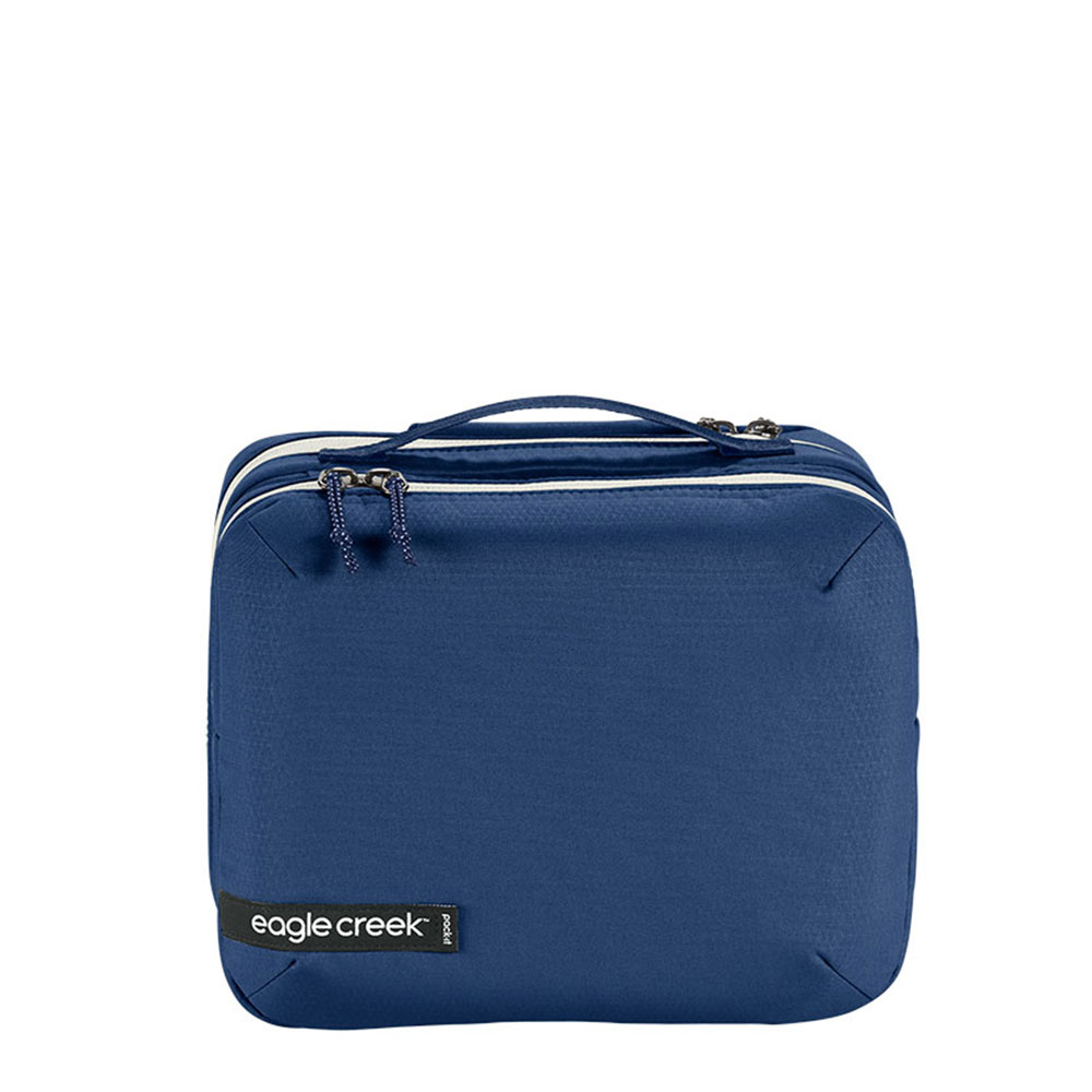 Eagle Creek Reveal Trifold Toiletry Kit Aizome Blue Grey