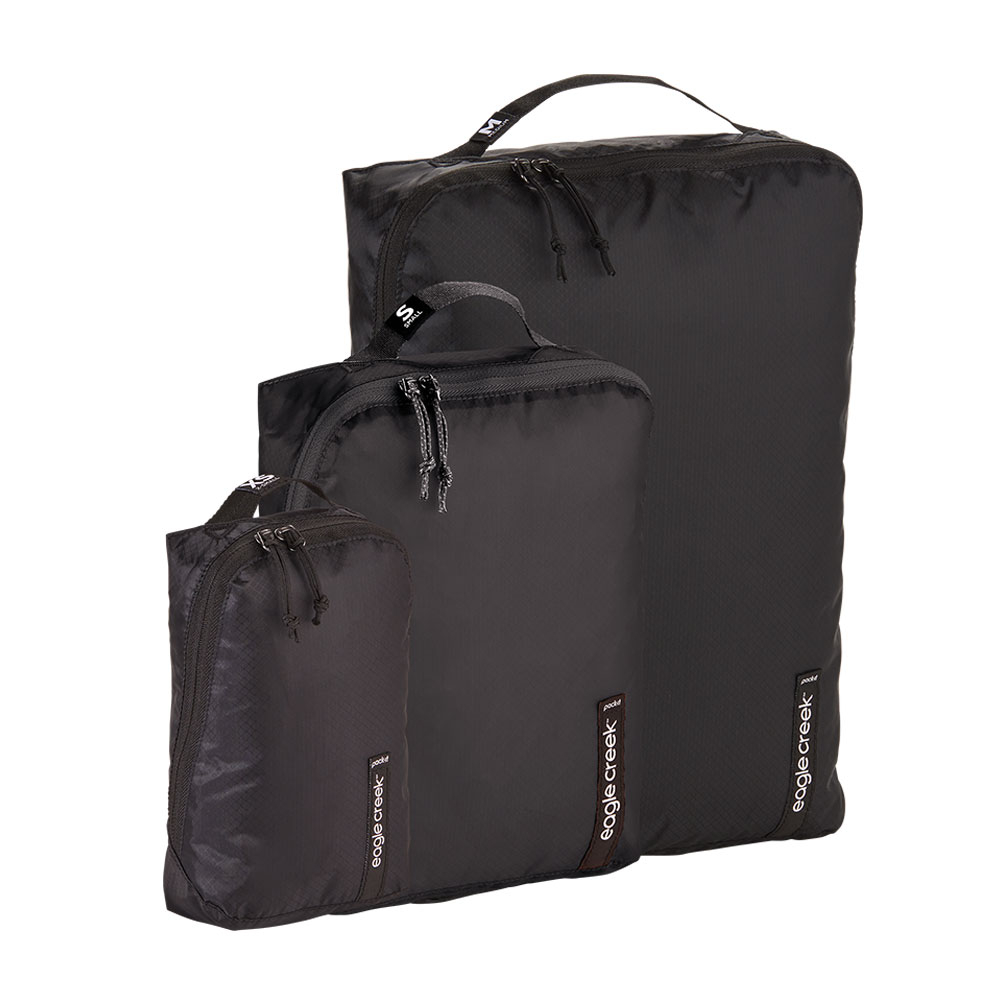 Eagle Creek Isolate Cube Set XS/S/M Black - Inpak packing cubes