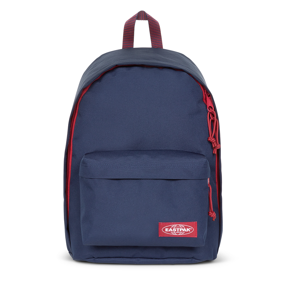 Eastpak OUT OF OFFICE Rugzak, 27 Liter, 13.3 inch laptopvak - Kontrast Stripe Navy