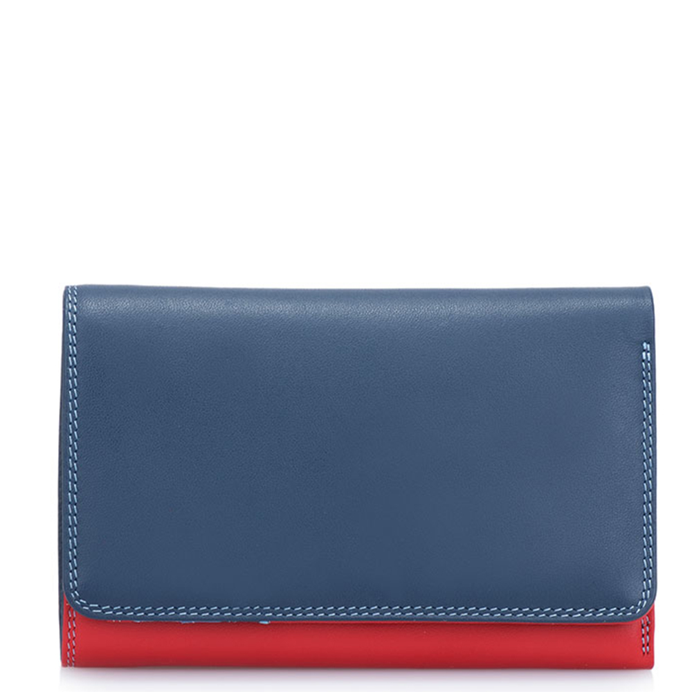Mywalit Medium Tri-Fold Wallet Outer Zip Portemonnee Royal - Dames portemonnees