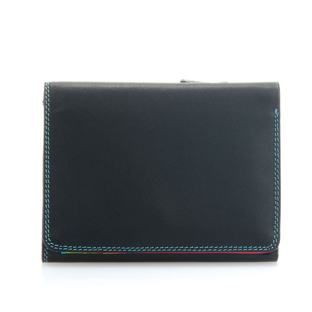 Mywalit Medium Tri-Fold Wallet Portemonnee Black/ Pace
