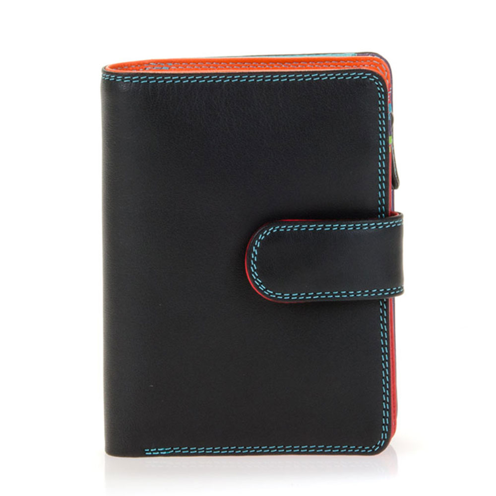 Mywalit Medium Snap Wallet Portemonnee Black/ Pace