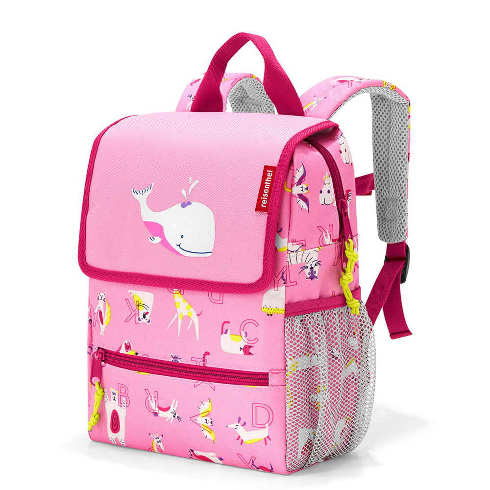 Reisenthel Backpack Kids ABC Friends Pink - Casual rugtassen