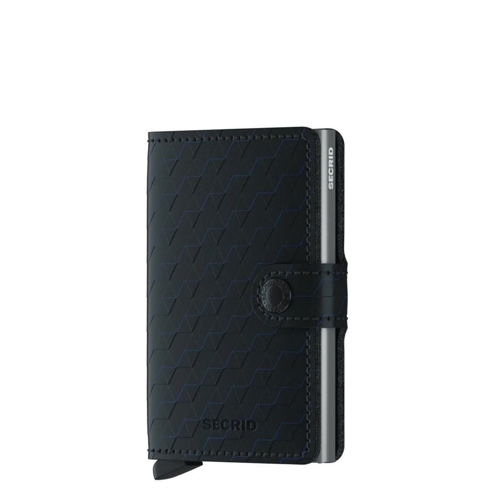 Secrid Mini Wallet Portemonnee Optical Black - Titanium - Dames portemonnees