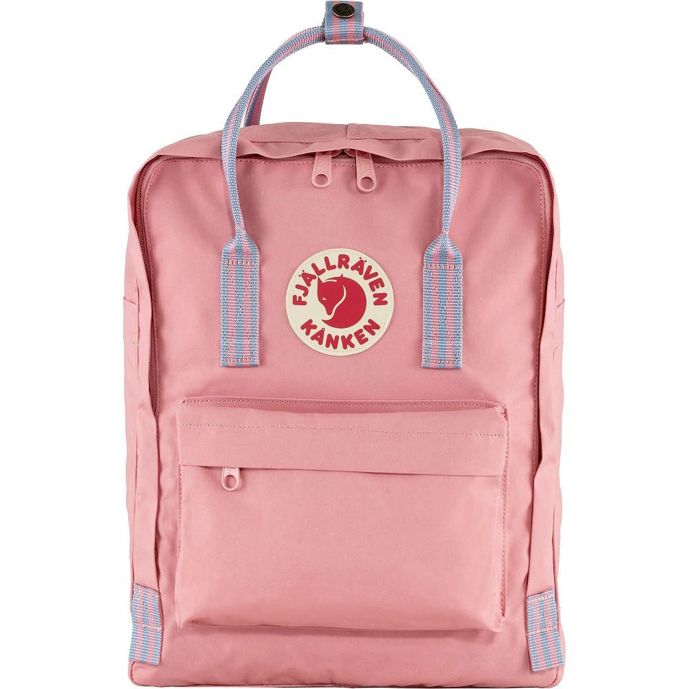 Fjallraven Kanken Rugzak Pink Long Stripes - Casual rugtassen