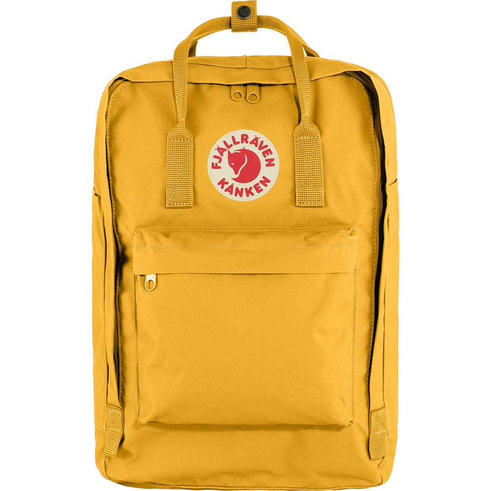 Fjällräven Kanken Laptop 17 Rugzak Ochre - Casual rugtassen