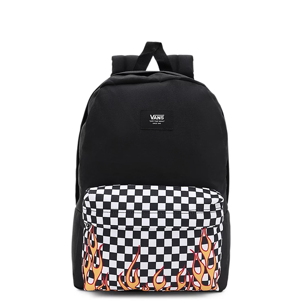 Vans New Skool Kids Rugzak Black Red