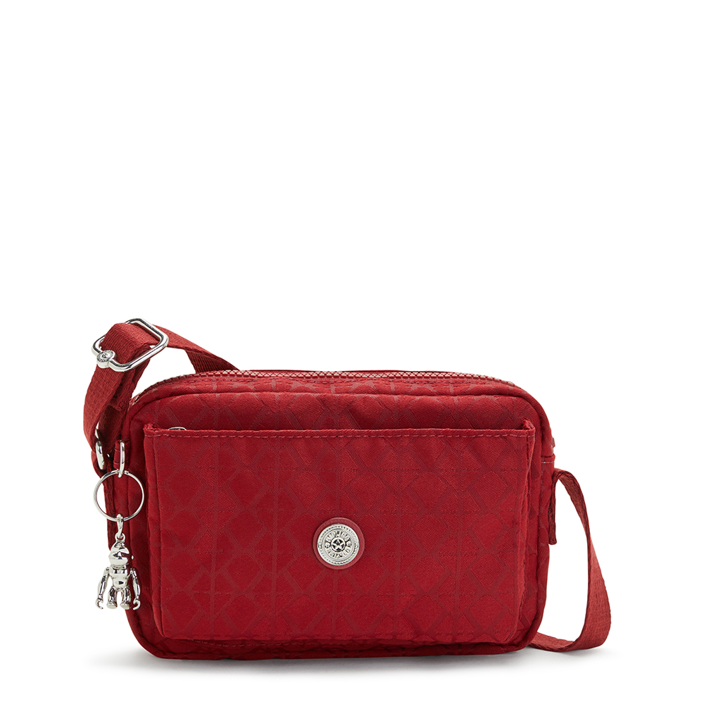Kipling Abanu Mini Crossbody Signature Red