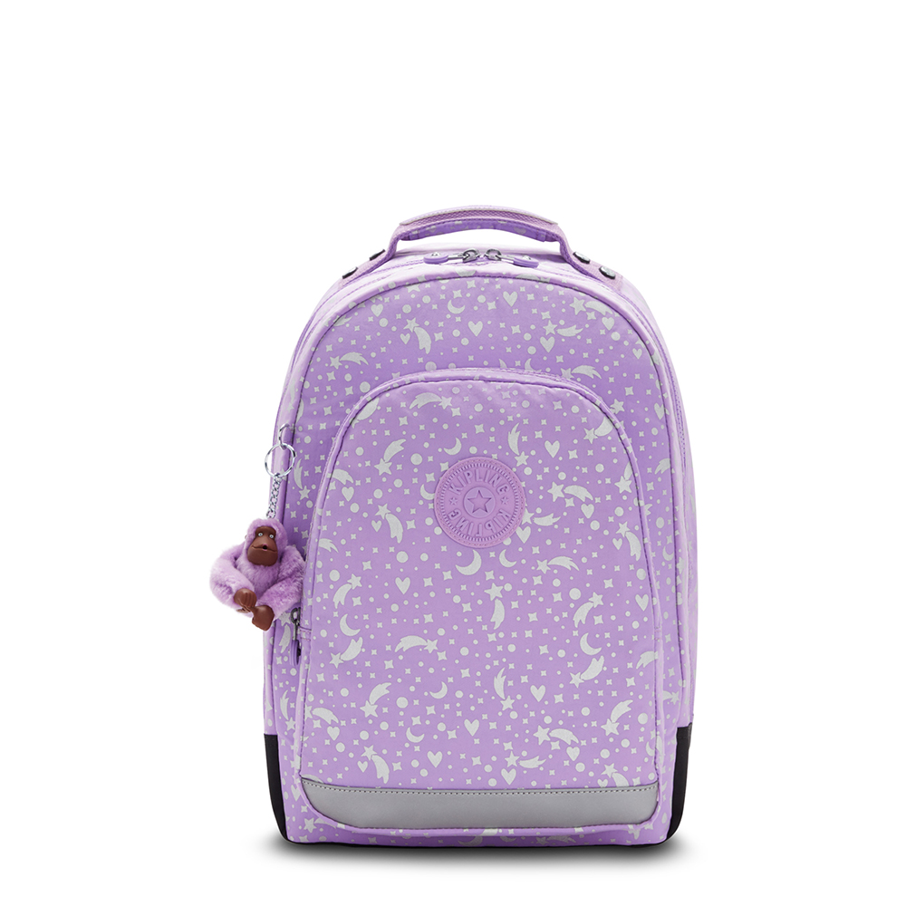 Kipling CLASS ROOM Rugzak, 28 Liter, 15 inch laptopvak - Galaxy Metallic