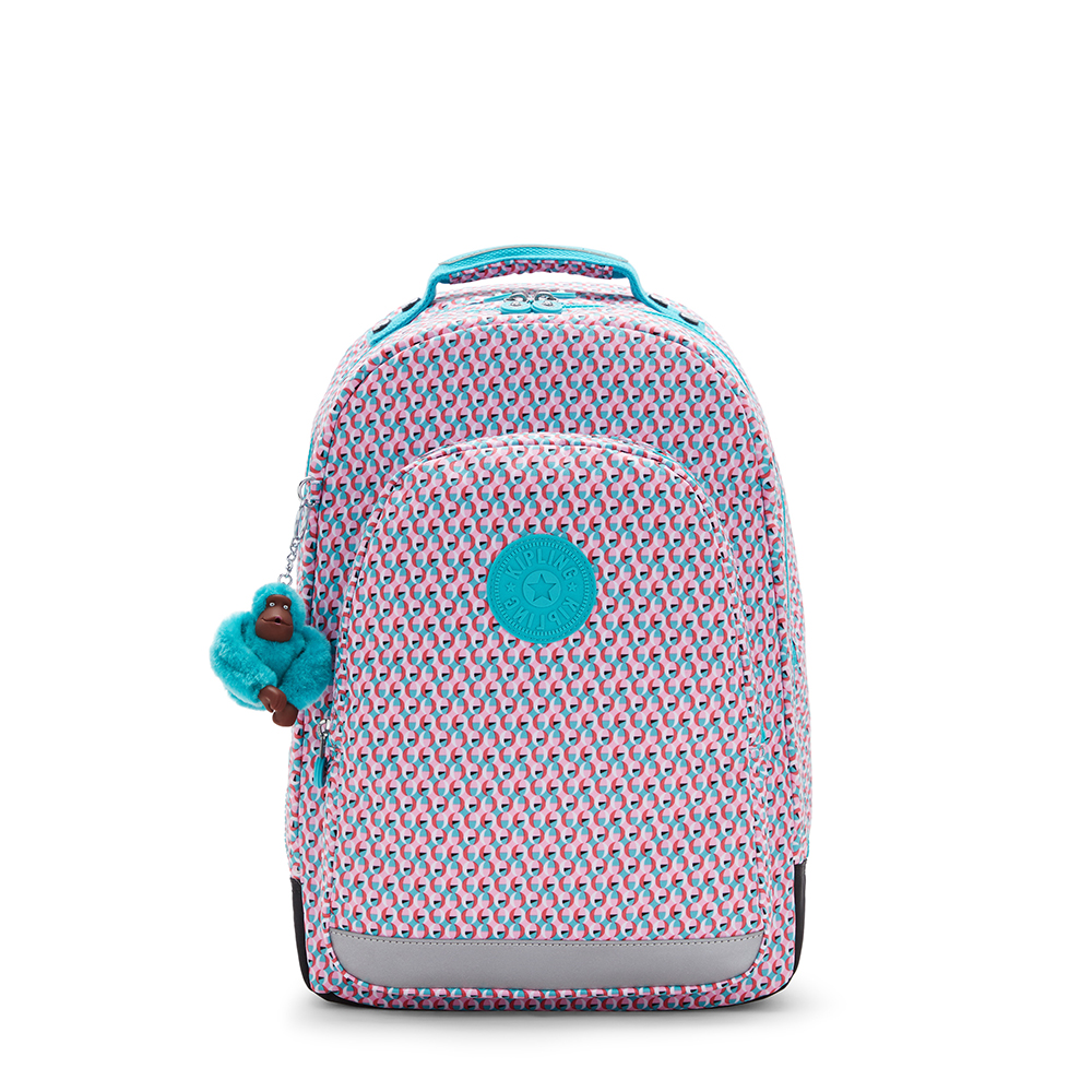 Kipling CLASS ROOM Rugzak, 28 Liter, 15 inch laptopvak - Poppy Geo