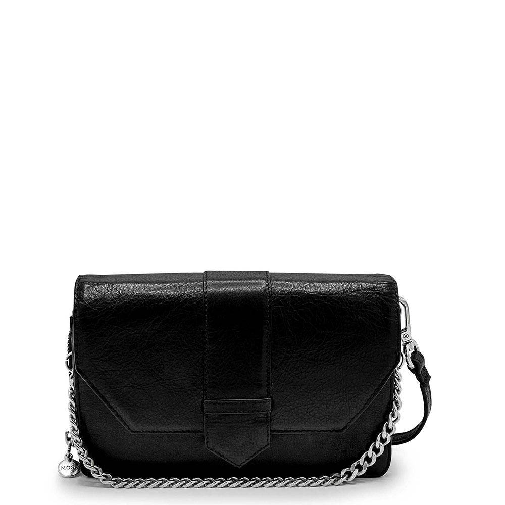 MŌSZ Dames Tassen / Telefoontasje / Handtas - Leer - Kris - zwart