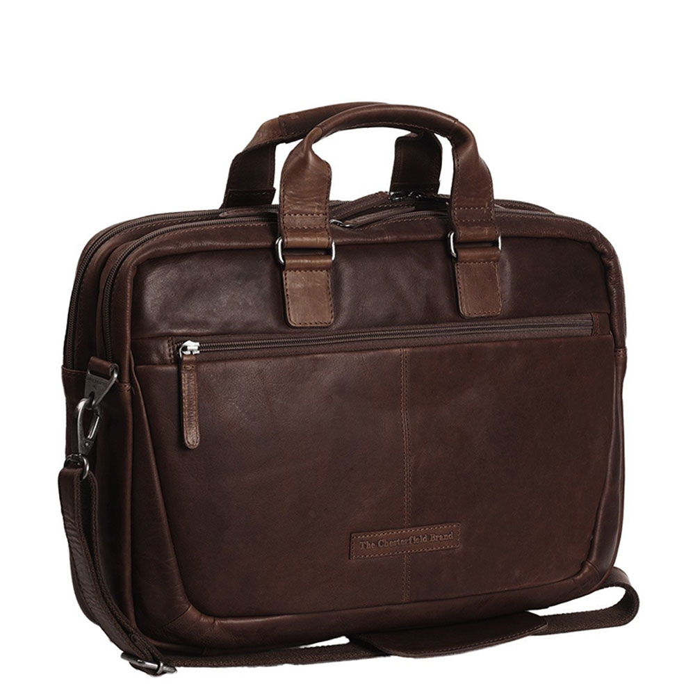 Chesterfield Seth Business Schoudertas 15 Brown