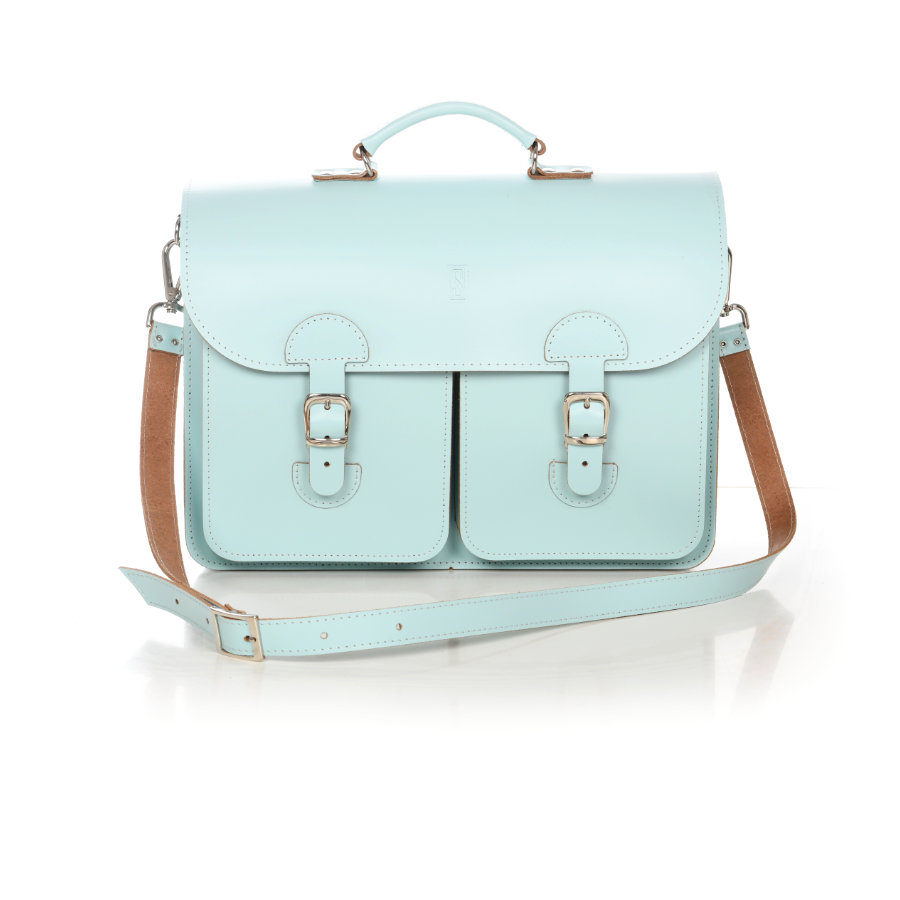 OldSchool Bags Schooltas Extra Large Aqua - Schoudertassen