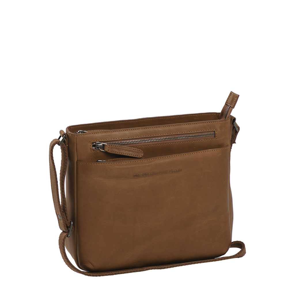 Chesterfield Mumbai Schoudertas Cognac - Schoudertassen