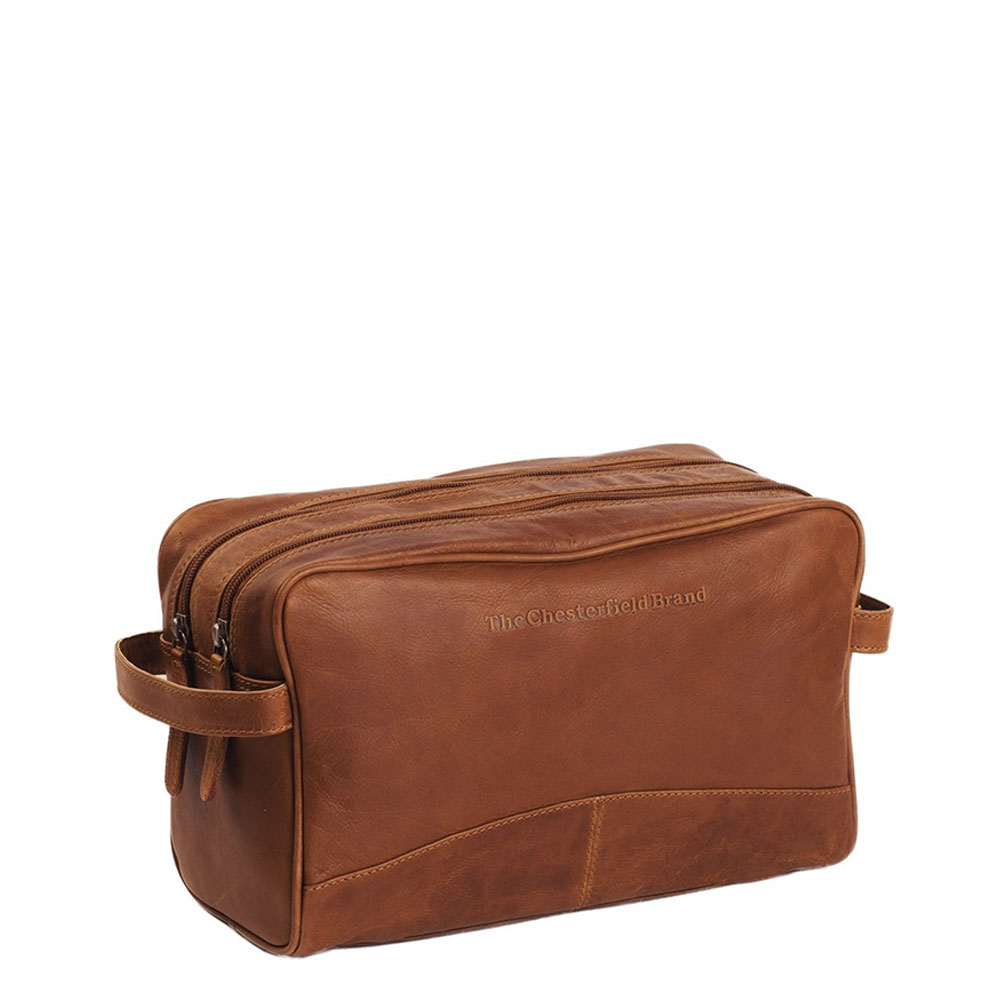 Chesterfield Stefan Toilettas Cognac - Toilettassen