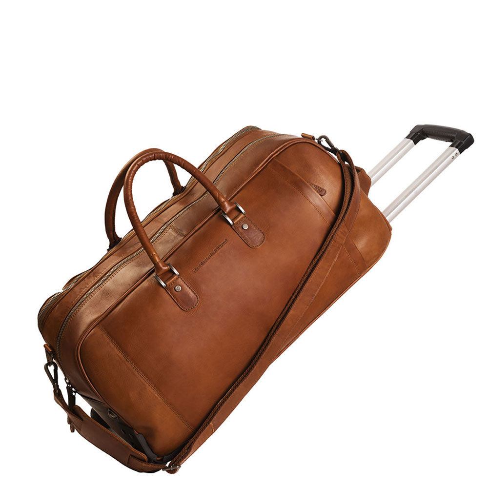 Chesterfield Jayven Reistas Wielen Cognac - Reistassen met wielen