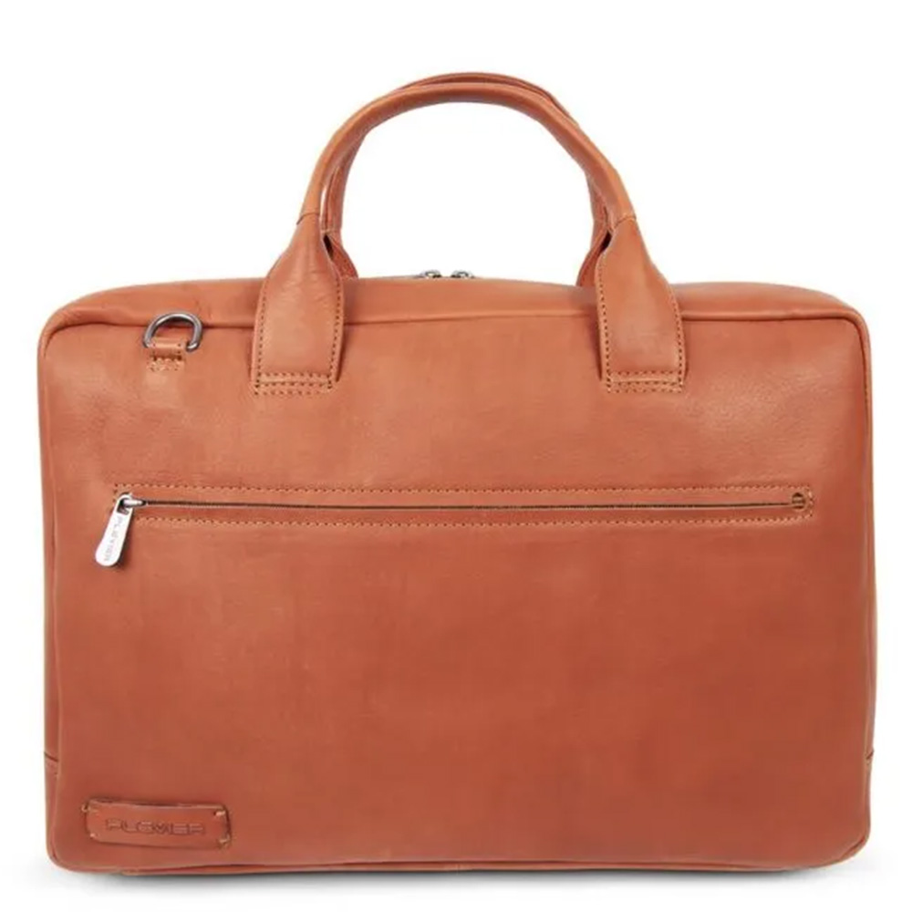 Plevier Lloyd laptoptas 17.3 inch cognac.