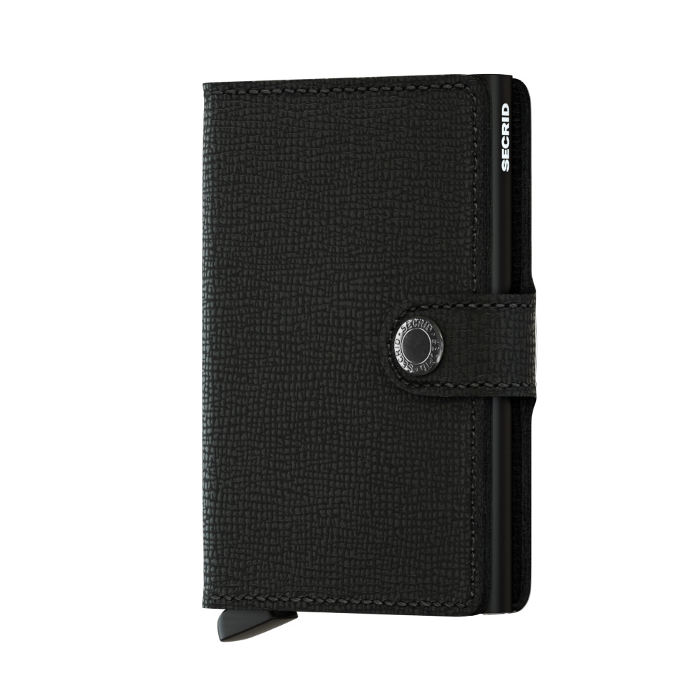 Secrid Mini Wallet Portemonnee Crisple Black - Dames portemonnees