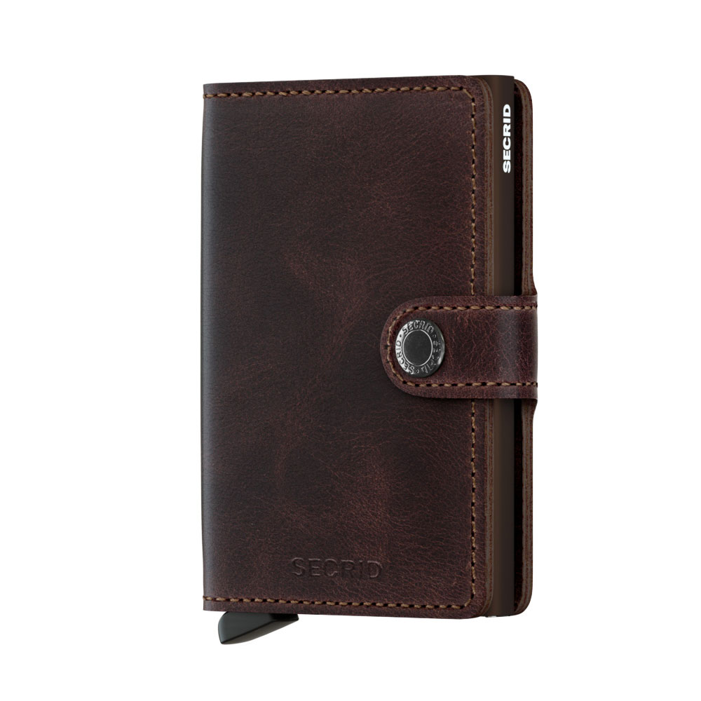 Secrid Mini Wallet Portemonnee Vintage Chocolate - Dames portemonnees