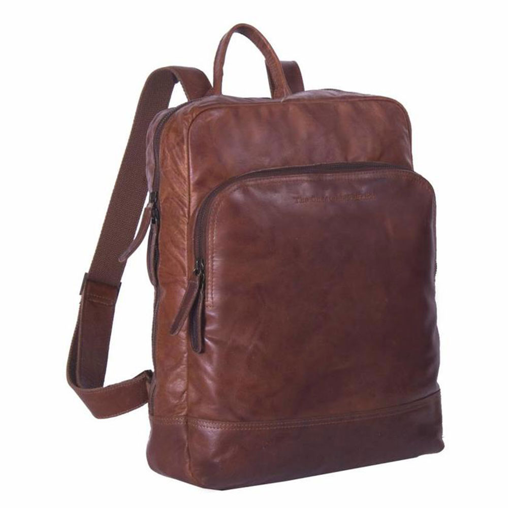 Chesterfield Mack Laptop Rugzak 15.4'' Cognac - Casual rugtassen
