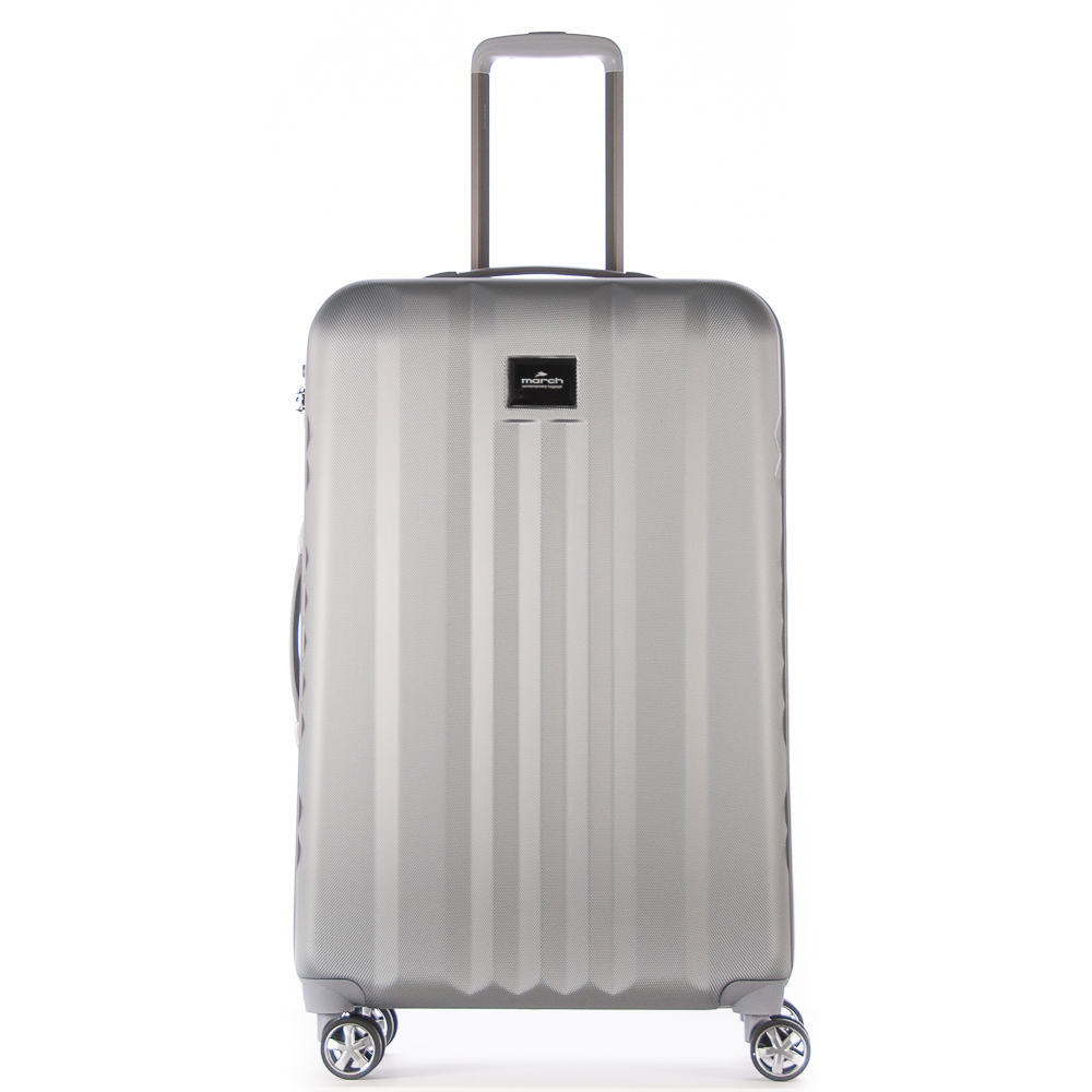 March S104 Spinner 75 Silver - Harde koffers
