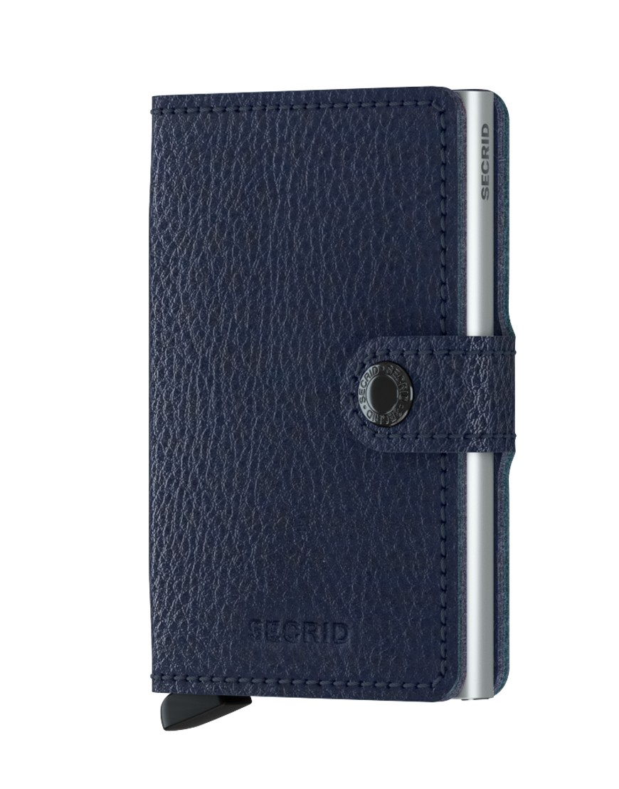 Secrid Mini Wallet Portemonnee Veg Navy - Silver - Dames portemonnees