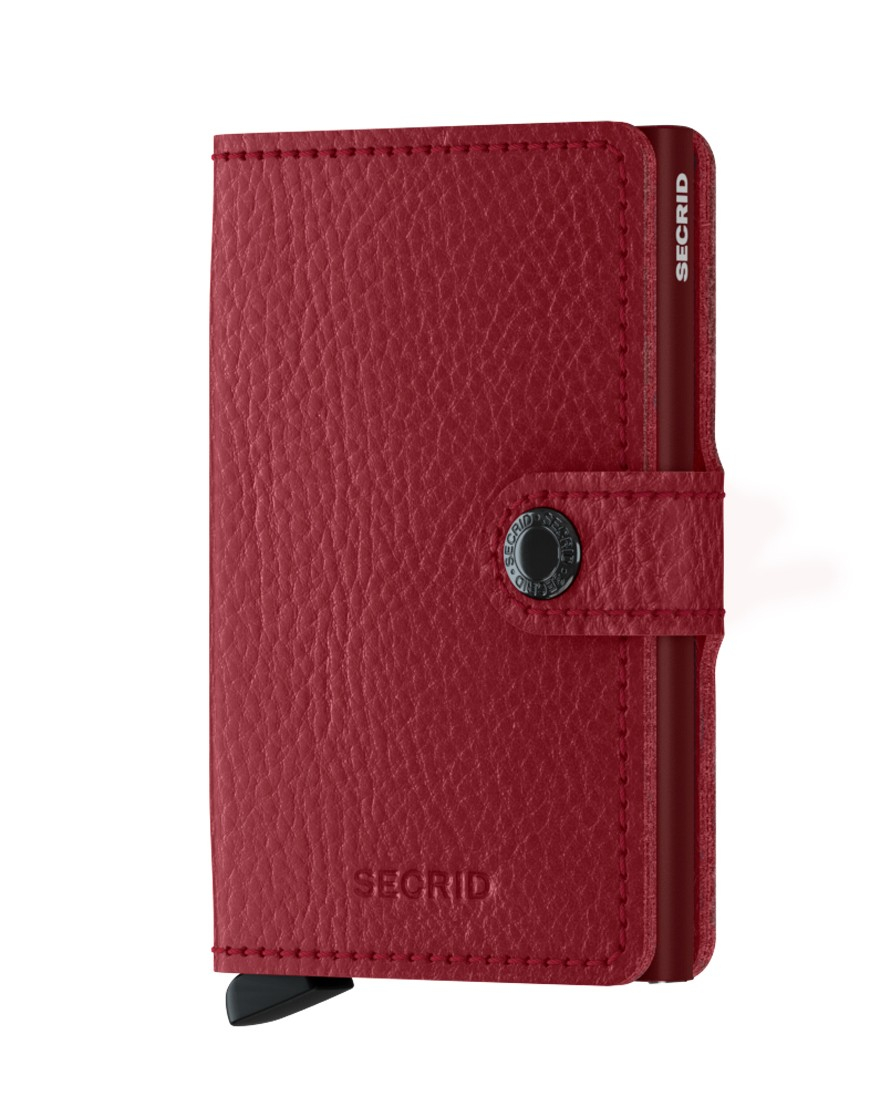 Secrid Mini Wallet Portemonnee Veg Rosso - Bordeaux - Dames portemonnees