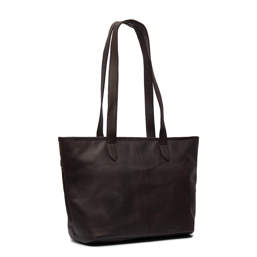 The Chesterfield Brand Leren Shopper Bruin Monza