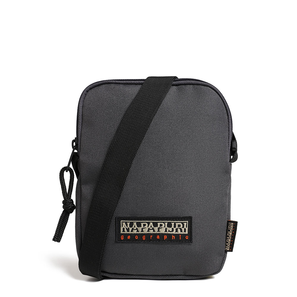 Napapijri Hatch Cross Crossbody Bag Dark Grey Solid