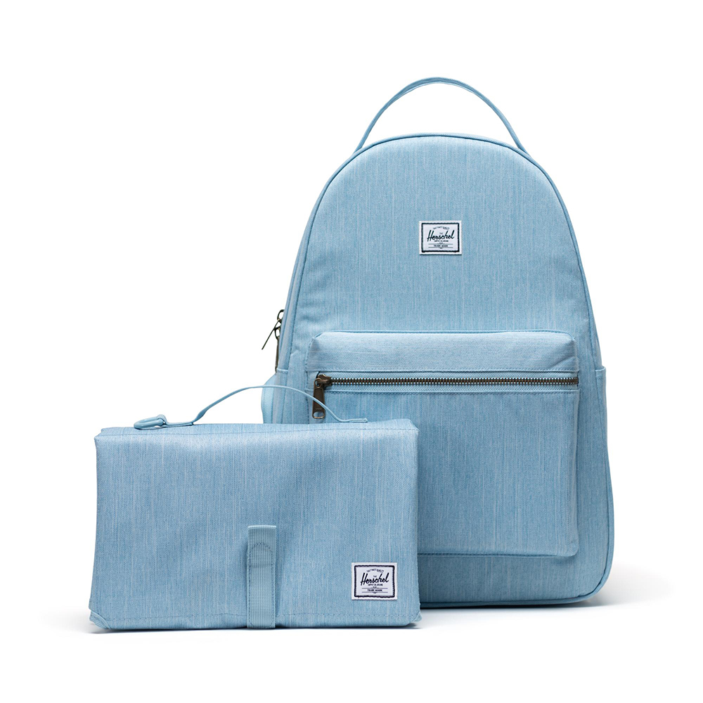 Herschel Nova Sprout Luiertas Light Denim Crosshatch - Backpacks