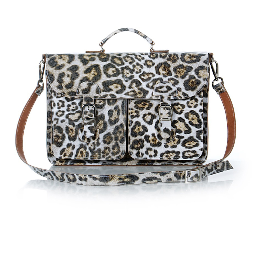 OldSchool Bags Schooltas Extra Large Luipaard - Schoudertassen