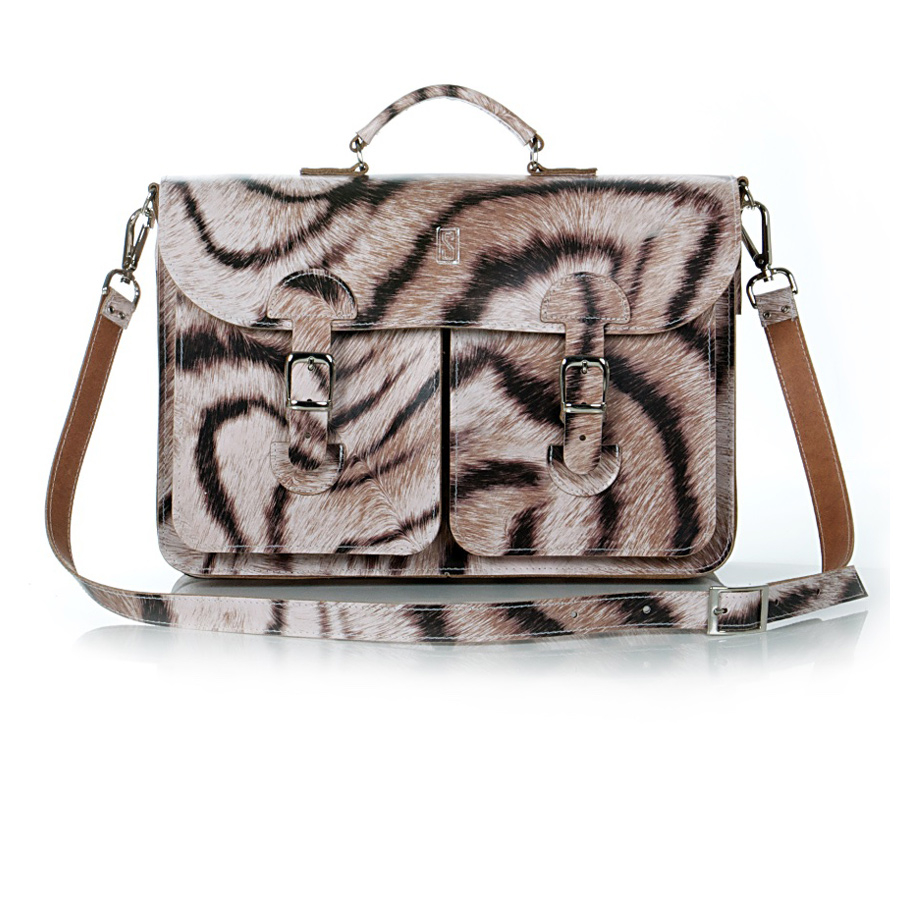 OldSchool Bags Schooltas Extra Large Tijger - Schoudertassen