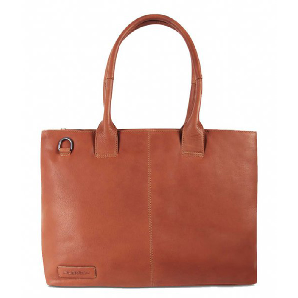 Plevier Antilla Dames Schoudertas 15.6 Cognac