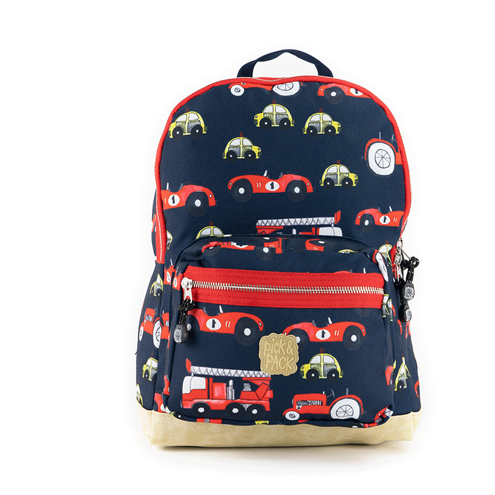 Pick & Pack Rugzak M Cars Navy - Kinder rugtassen