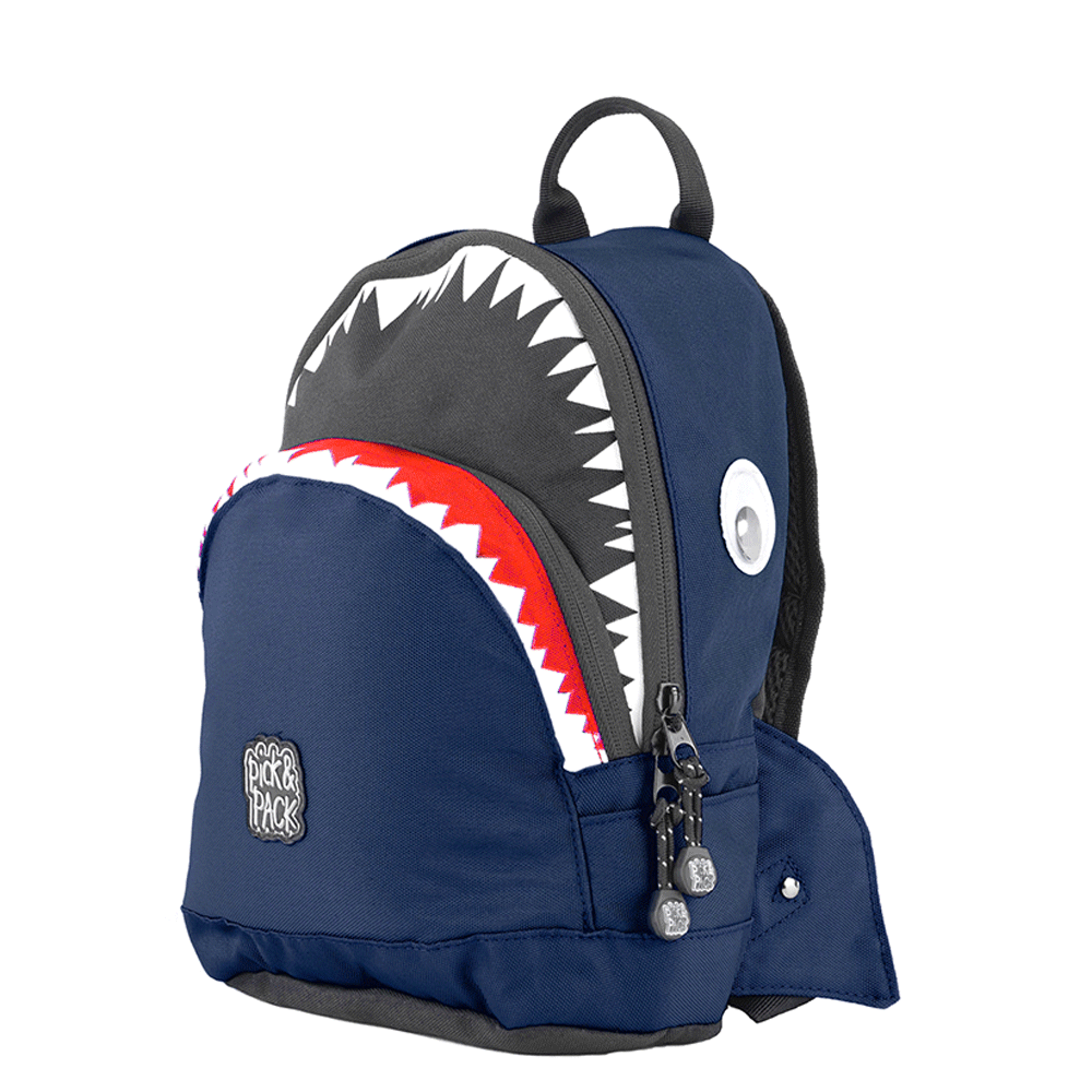 Pick & Pack Rugzak S Shark Shape Navy - Kinder rugtassen