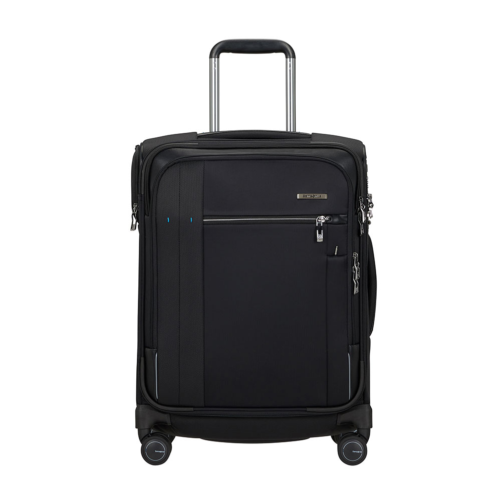 Samsonite Spectrolite 3.0 TRVL Spinner 55 Black - Zachte koffers
