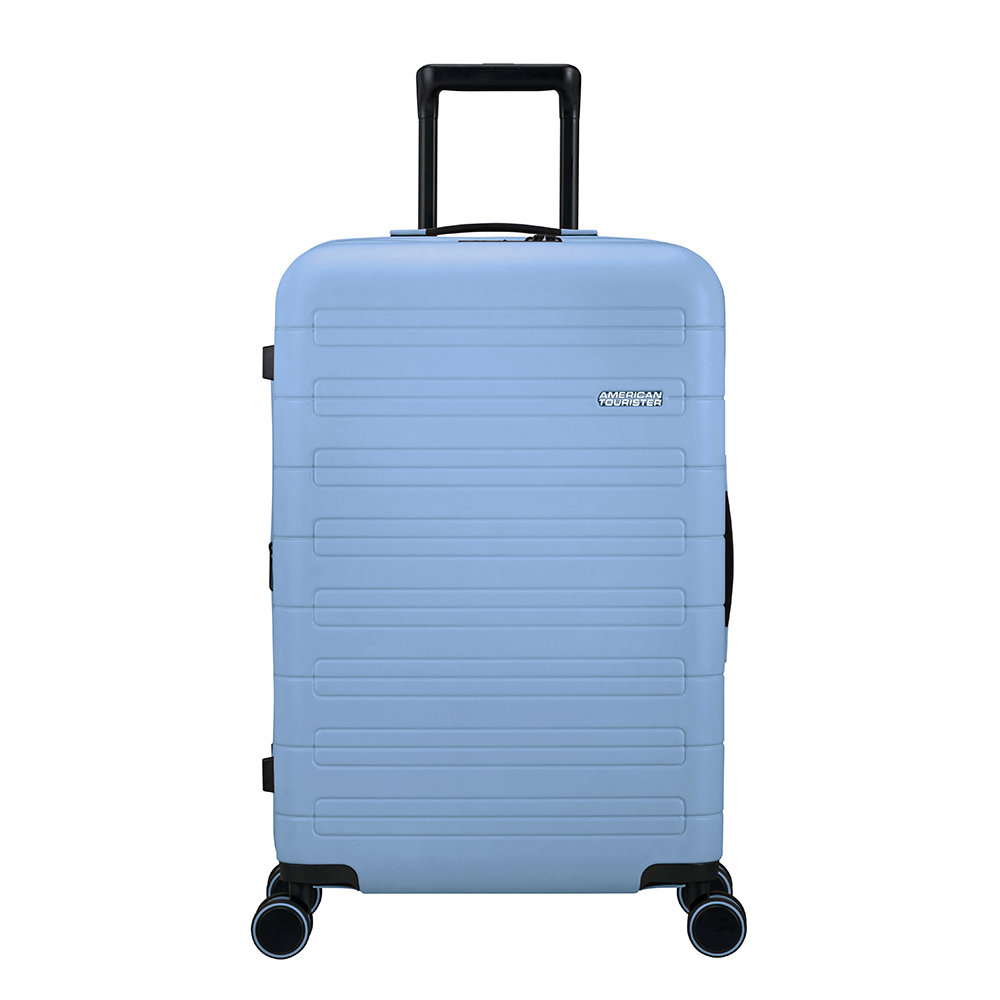 American Tourister Novastream Spinner 67 Expandable Pastel Blue