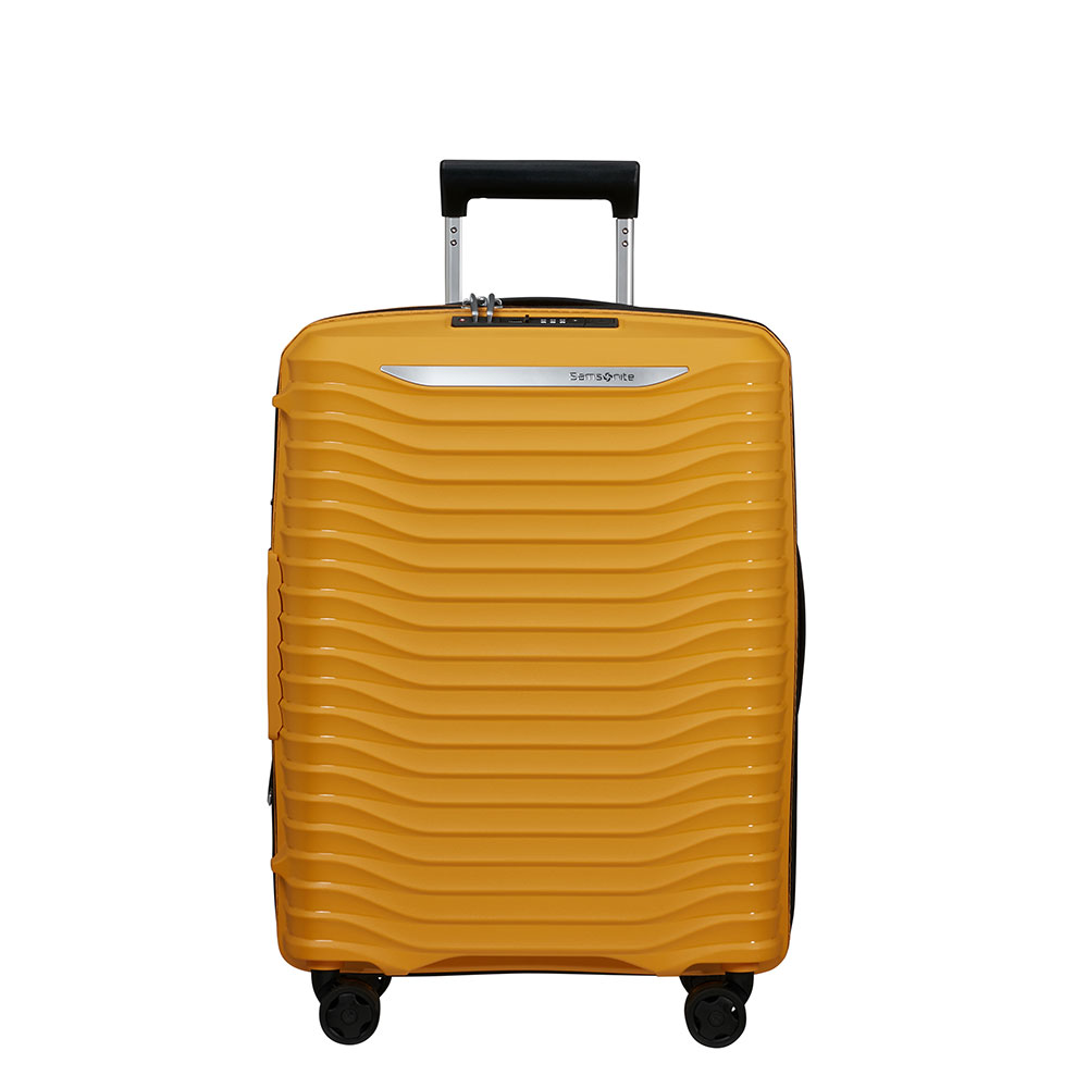 Samsonite Reiskoffer - Upscape Spinner 4 wiel 55/20 Uitbreidbaar (Handbagage) Yellow