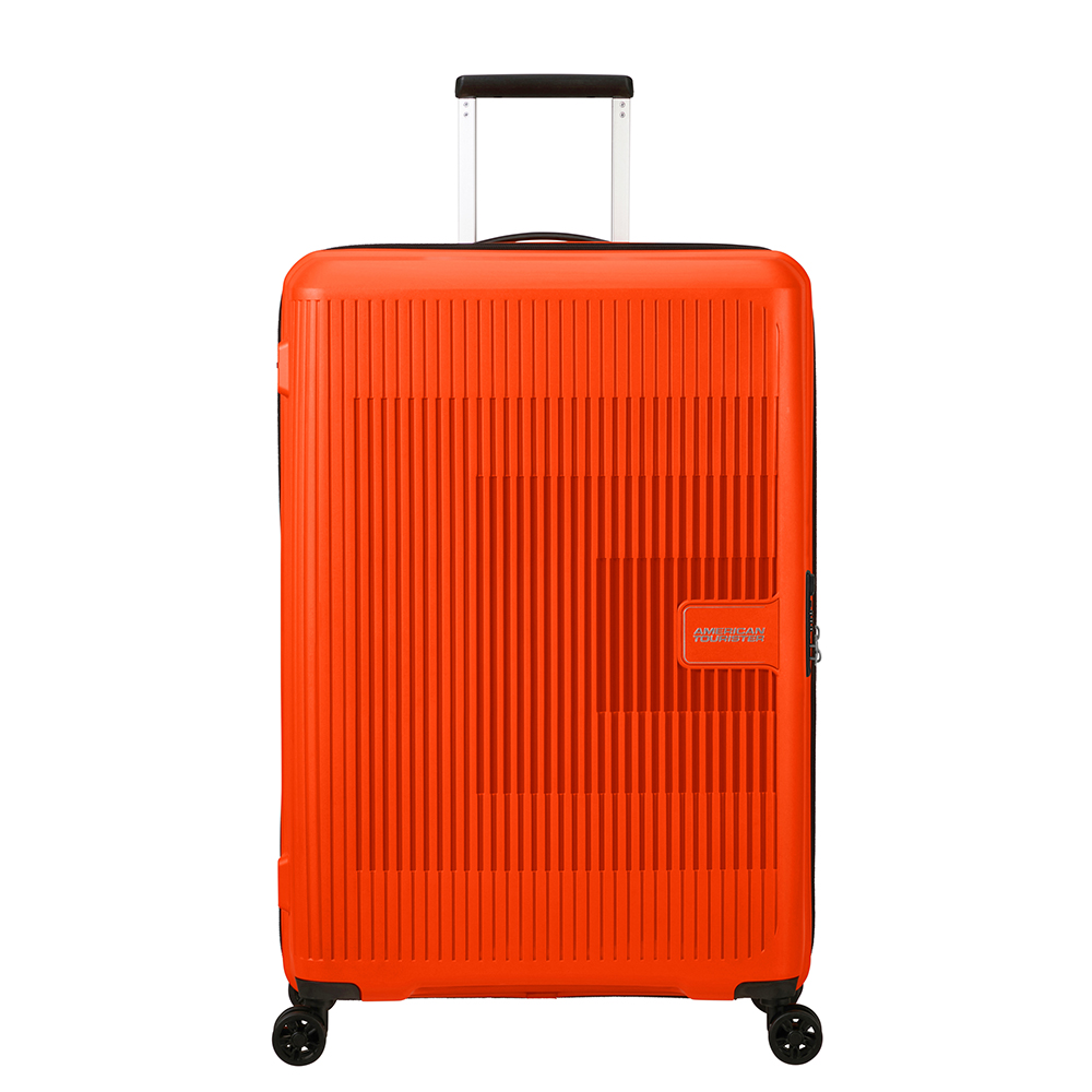 American Tourister Reiskoffer - Aerostep Spinner 77/28 Uitbreidbaar Bright Orange