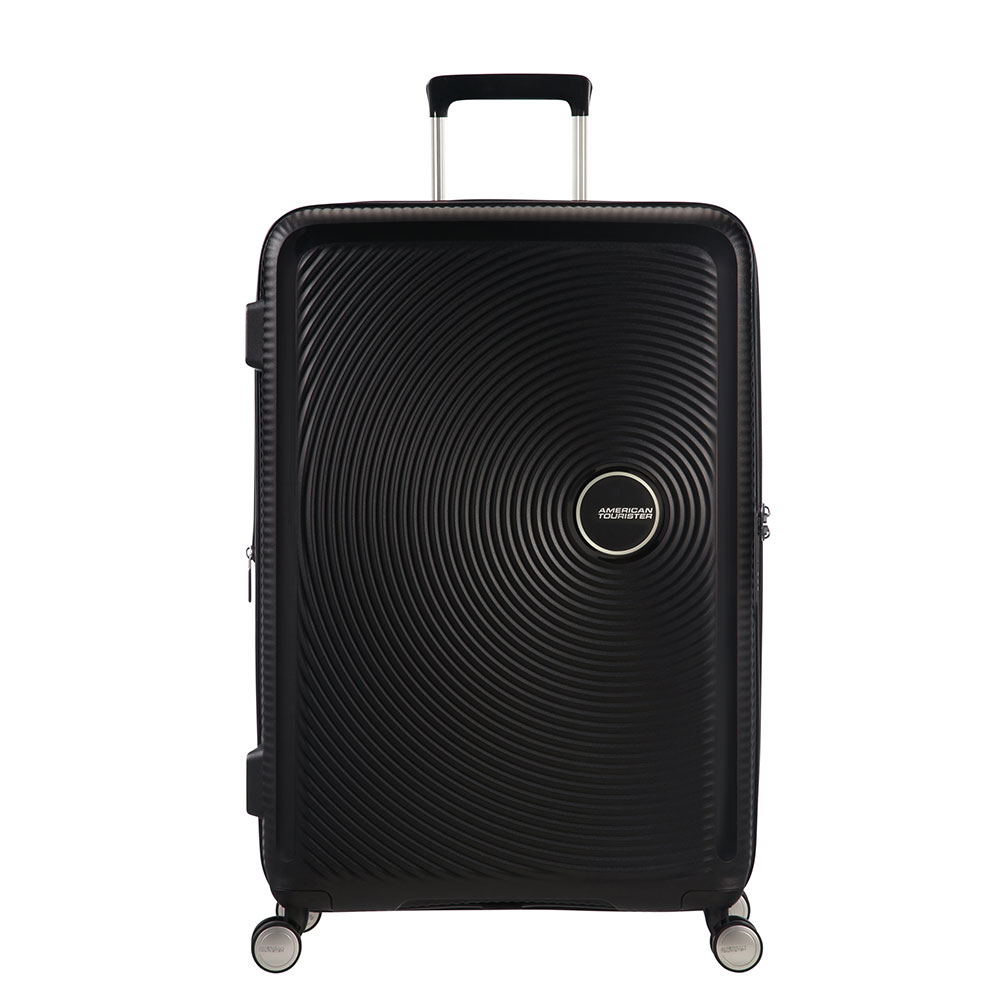 American Tourister Soundbox Spinner 67 Expandable Bass Black - Harde koffers